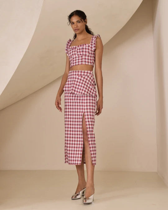 CROPPED PIED POULE RITA