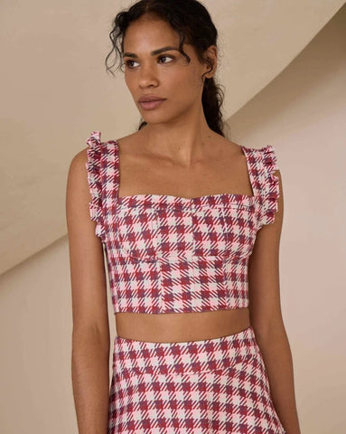 CROPPED PIED POULE RITA