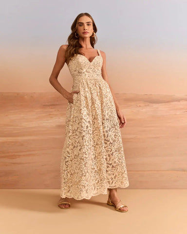 VESTIDO MAXI MIDI CORPO CORSET