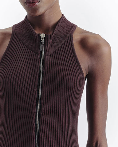 VESTIDO TRICOT ZIPER