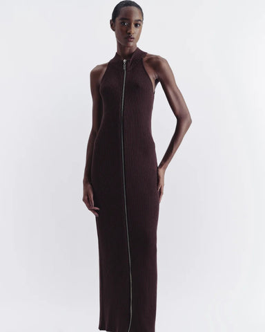 VESTIDO TRICOT ZIPER