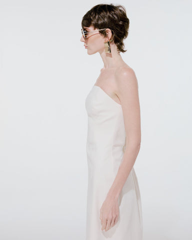 VESTIDO TAIS WHITE DENIM