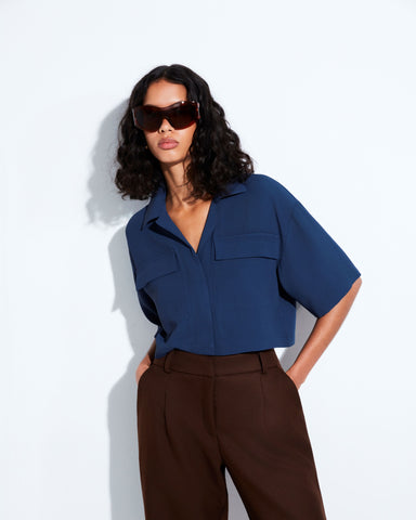 BLUSA JULIA CREPE PATOU