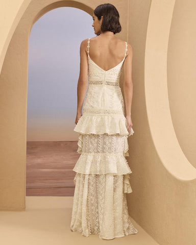 VESTIDO LONGO ENTREMEIOS