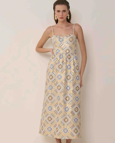 VESTIDO BORDADO PADMA ALCAS