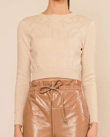 BLUSA COM BORDADO ALTO RELEVO TIFFANI